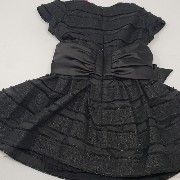 LILI GAUFRETTE Black Organza & Taffeta Girls Dress - Picture 5 of 5